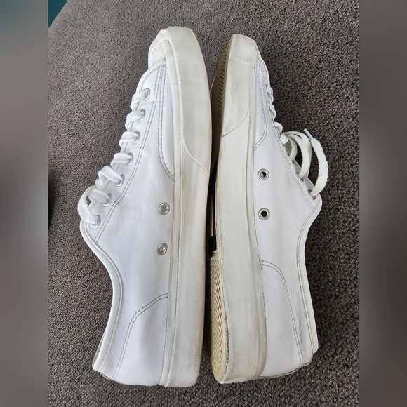 Jack Purell Converse White Leather Sneakers - Picture 4 of 8